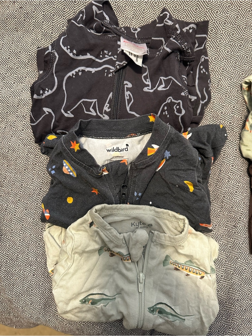 0-3 Month Sleeper Bundle (Wildbird, Kyte Baby, Hanna Andersson)